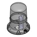 Ventev-Outdoor Mini-Bollard Black - MBLRD-1416BL