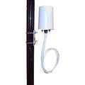 Ventev 2.4 - 5 GHz 6 dBi Wi-Fi Small Form Factor Omni Antenna with 4 RPSMA Male Connectors - M060060M1D43620C