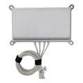 Ventev 2.4/5/6 GHz 6 dBi MIMO Patch Antenna with 4 N Male Connectors-M7060060P1D43607MT