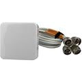 Ventev 2.4/5/6 GHz 5 dBi Atto Patch Antenna with 4 N Male Connectors-M7060060D4D3607AP