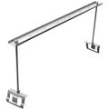 Ventev Above Ceiling Tile Mounting Bracket with Adjustable Height - TW-AC-BKT-L