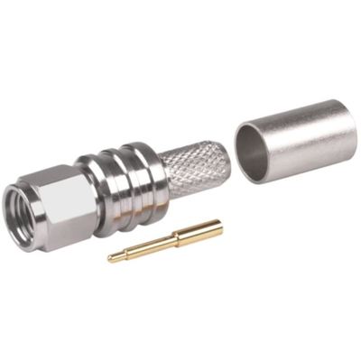 Times Microwave | Conn, SMA Male Crimp for LMR240 - TIMTC-240-SM-SS-X