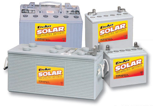 Deka - 12VDC DEKA SOLAR 265 Amp Hr Battery - 8G8D-HLT-DEKA