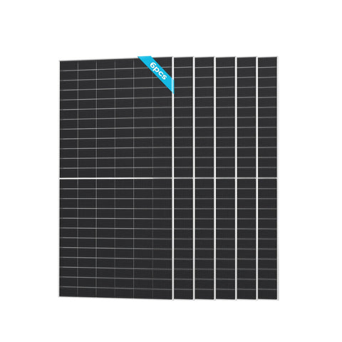 Renogy - 6 PCS N-Type Bifacial 590W Monocrystalline Solar Panel - RSP590DCT-144x6-US