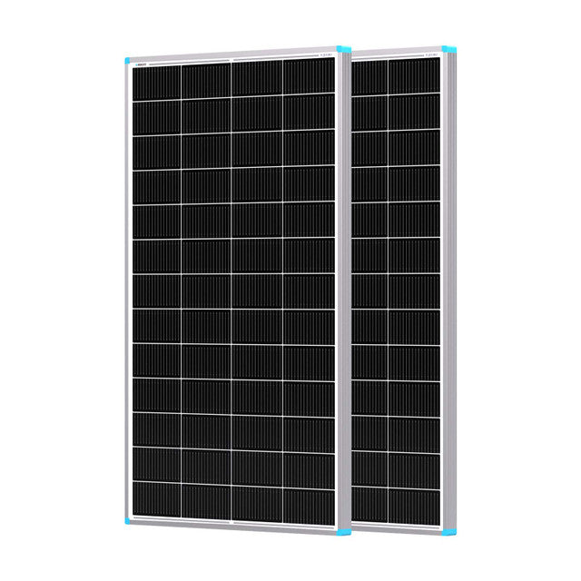 Renogy - 2Pcs Renogy 16BB N-Type 200 Watt 24V Solar Panel - RSP200DCx2-US