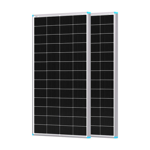 Renogy - 2Pcs Renogy 16BB N-Type 200 Watt 24V Solar Panel - RSP200DCx2-US