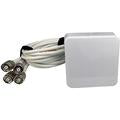 Ventev 2.4/5/6 GHz 5 dBi Atto Patch Antenna with 4 RPTNC Male Connectors-M7060060D4D3602AP