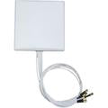 Ventev 2.4 - 5 GHz 6 dBi Wi-Fi Patch Antenna with 6 N Male Connectors-M6060060P3D63607V