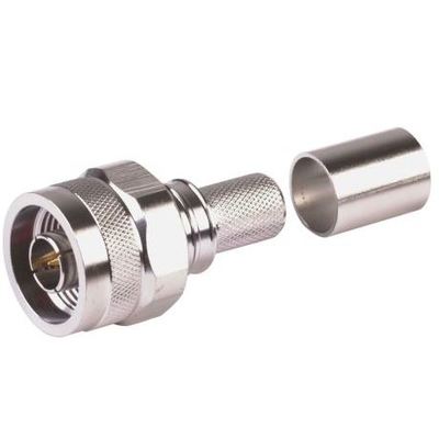 Times Microwave | Connector N-Male Crimp Hex Nut for LMR400 Non-Solder Pin - TIMEZ-400-NMH-X