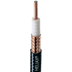 CommScope - 1/2" Foam Heliax Cable, Black - LDF4RK-50A