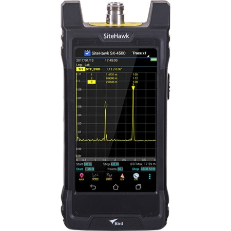 Bird Technologies - SiteHawk Cable & Antenna Analyzer, 1 MHz-4.5 GHz - SK-4500-TC