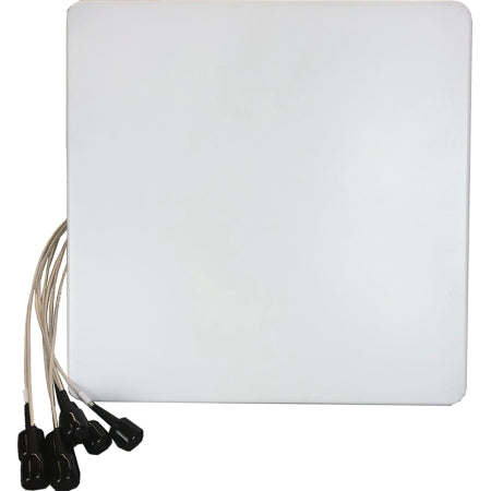 Ventev - 2.4/5GHz 6dBi Wi-Fi Directional Antenna with 8 RPTNC Connectors - M6060060D1D83602B