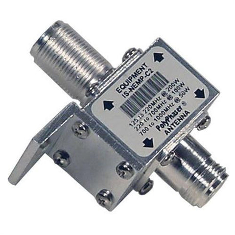 PolyPhaser - 125-1000 MHz Bulkhead Protector, N/F -  IS-NEMP-C2