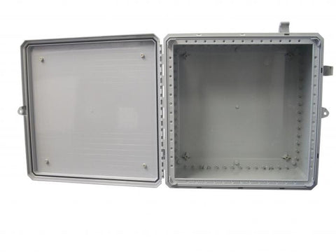 Ventev / TerraWave - 24"x24"x10" Polycarbonate Enclosure, no backplate - V242410HLL